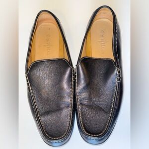 COLE HAAN BLACK LEATHER SLIP ON LOAFERS / DRIVING SHOES SZ 11.5